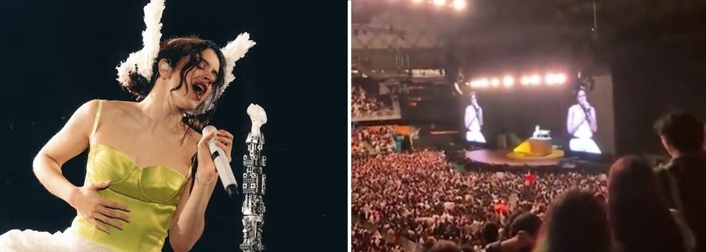 Abucheos y silbidos: la reacción de Rosalía al ver una bandera argentina que generó polémica